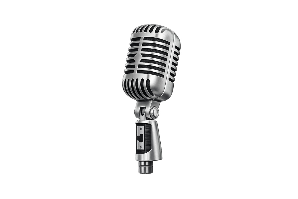 retro microphone for classical crossover